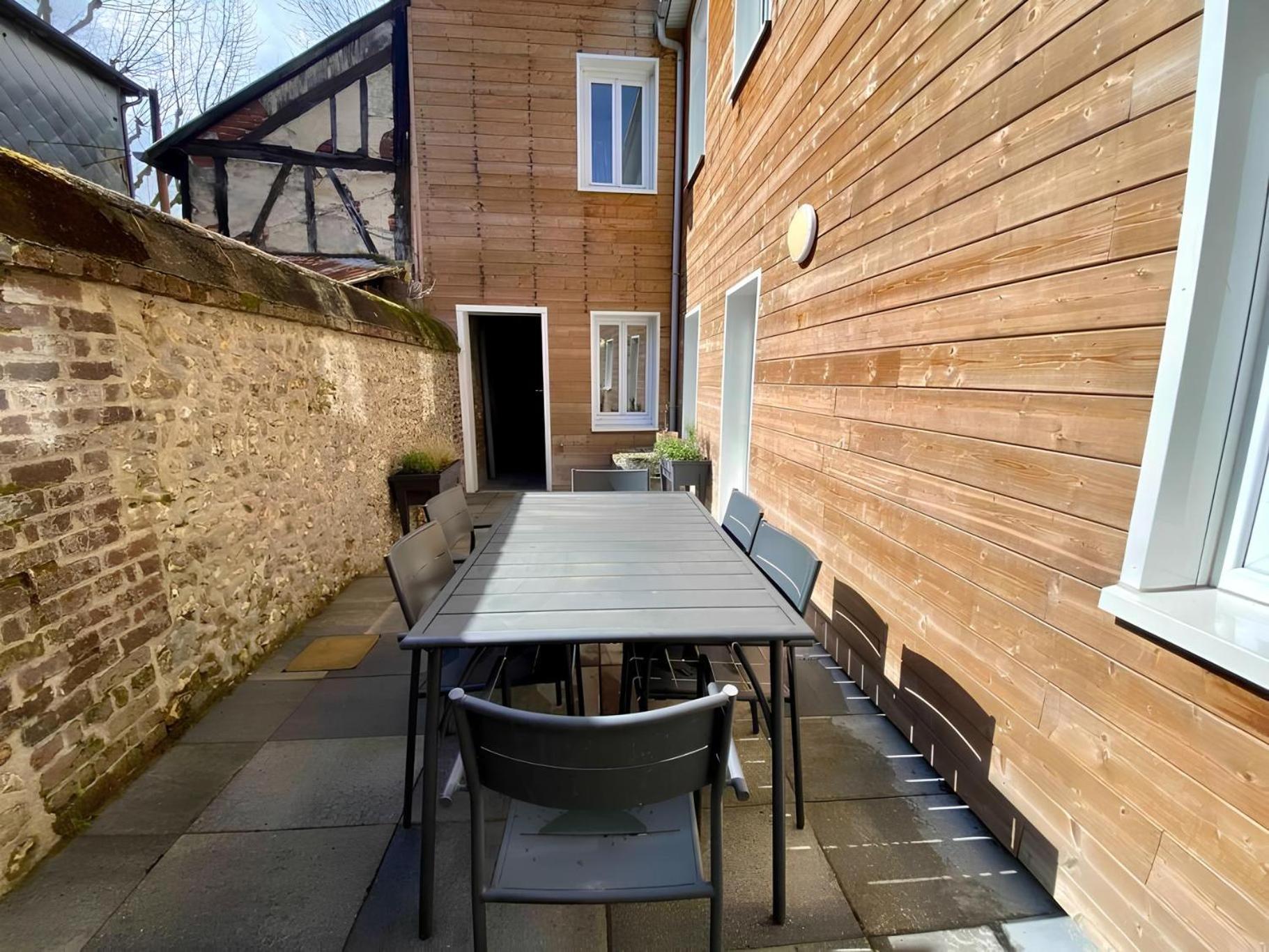 Maison Familiale Avec Exterieur Menage Et Linges Inclus 鲁昂 外观 照片