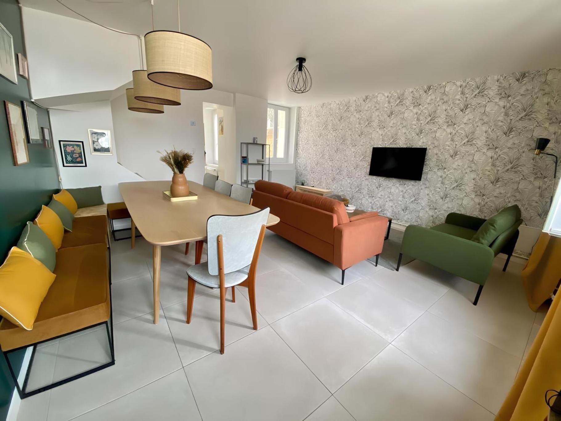 Maison Familiale Avec Exterieur Menage Et Linges Inclus 鲁昂 外观 照片
